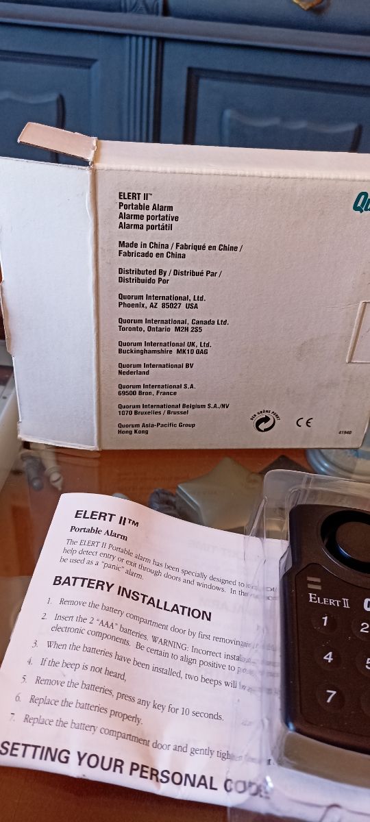 Alarma para dispositivos portátiles