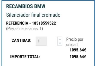 Tubo de escape R1200RT silenciador Akrapovich