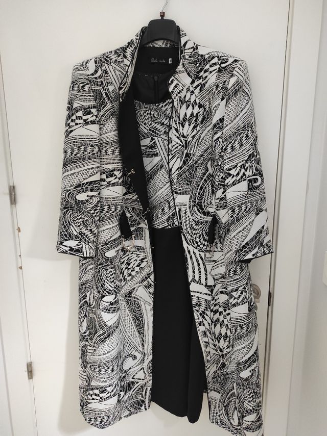 Traje vestido y chaqueta