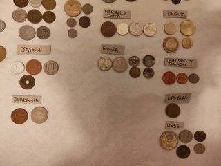 Colección de monedas del mundo