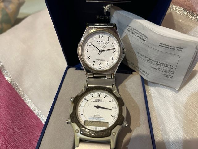 2 relojes Steel Casio