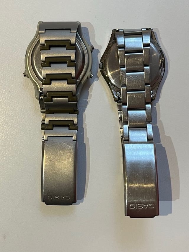 2 relojes Steel Casio