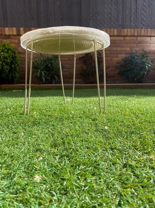 Mesa de resina epoxi,