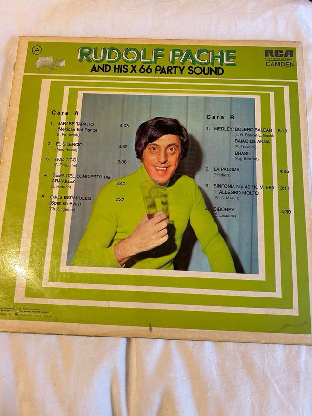Vinilo Rudolf Pache y su organo Hammond