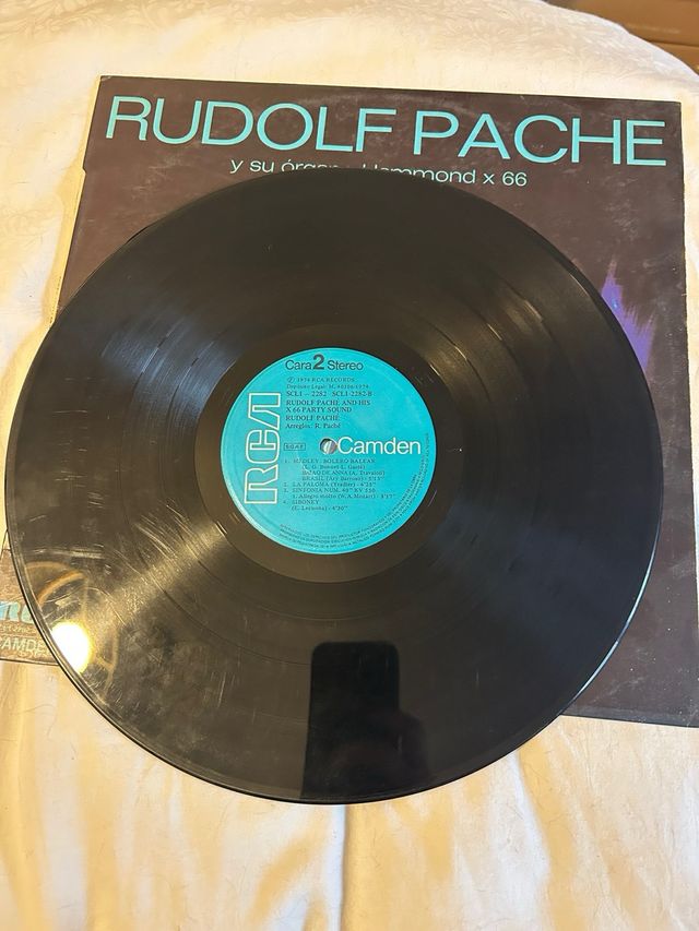 Vinilo Rudolf Pache y su organo Hammond