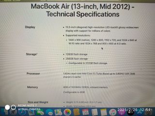 MacBook Air 2012