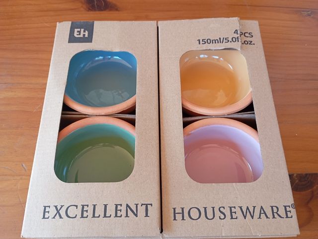 Cuencos cerámica de colores