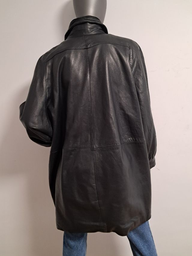 Abrigo de cuero mujer