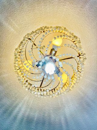 LÁMPARA TECHO ANTIGUA VINTAGE