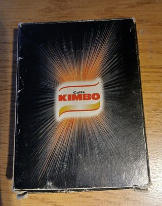 Carte da poker vintage caffè Kimbo