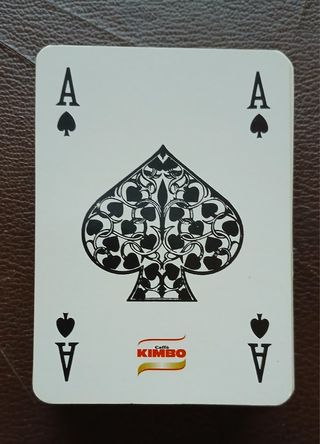 Carte da poker vintage caffè Kimbo