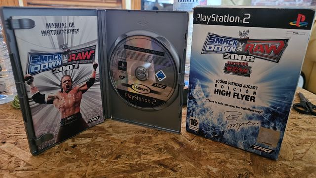 WWE 2008 PS2 EDICIÓN HIGH FLYER