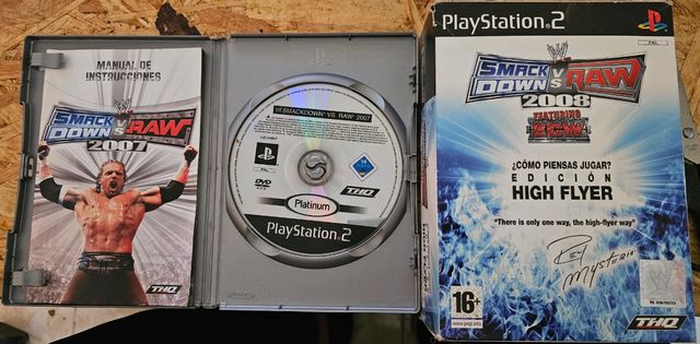 WWE 2008 PS2 EDICIÓN HIGH FLYER