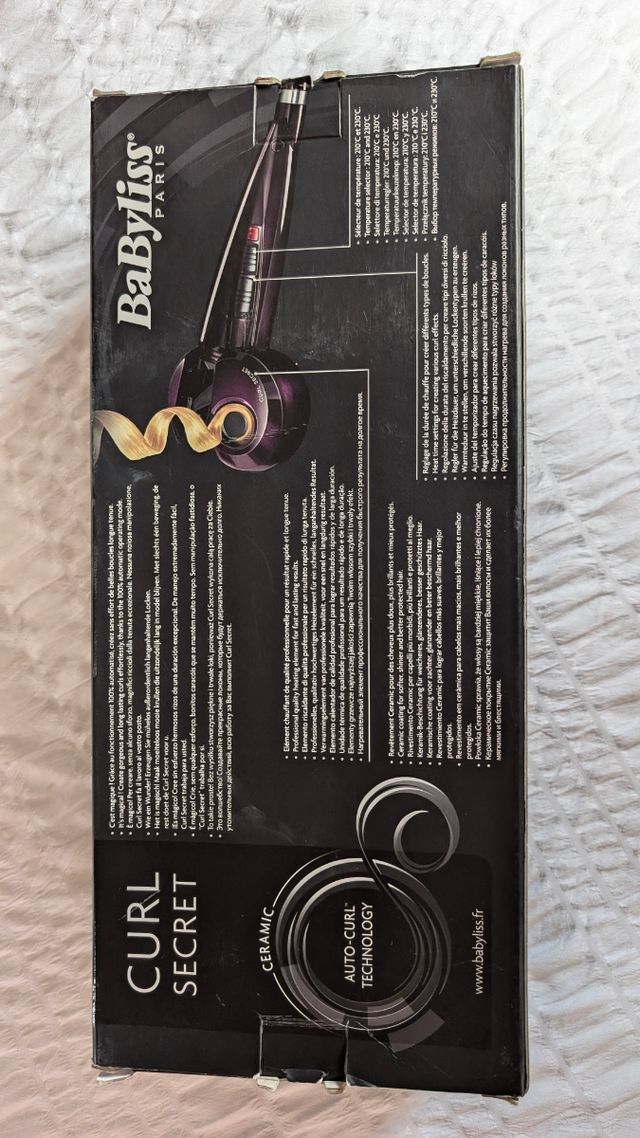 SEGUNDA REBAJA. Rizador BaByliss CURLSECRET.