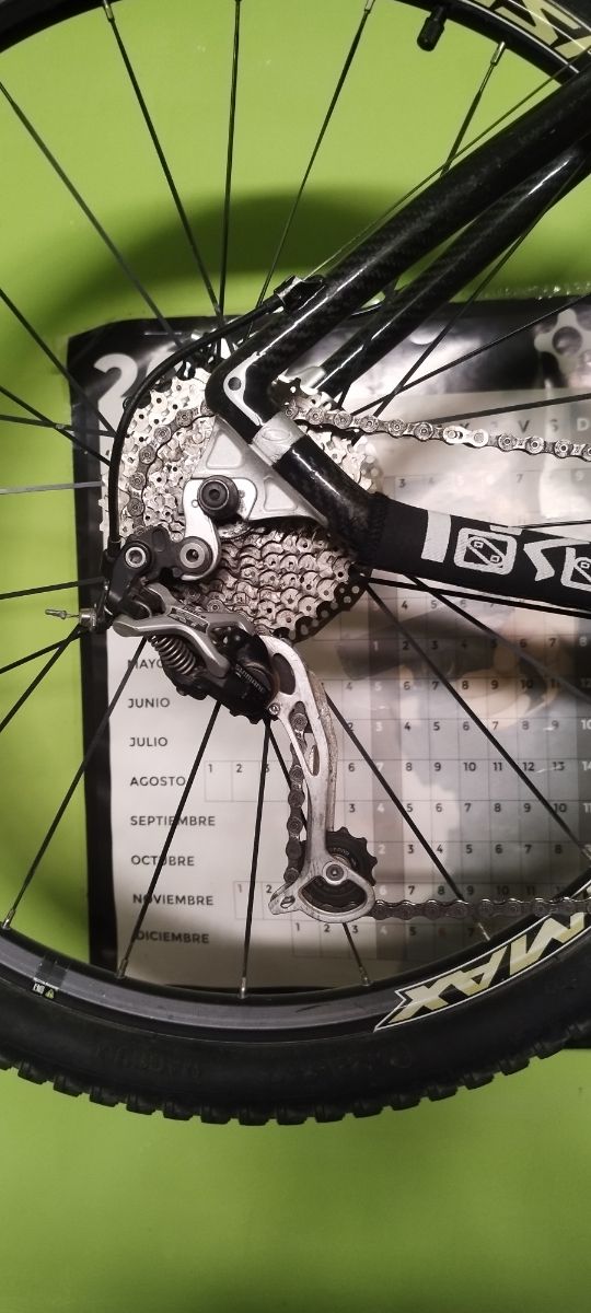 Bicicleta montaña carbono 