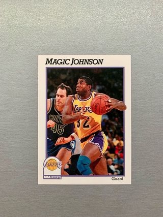 Carta NBA Magic Johnson. 101. Hoops 91/92