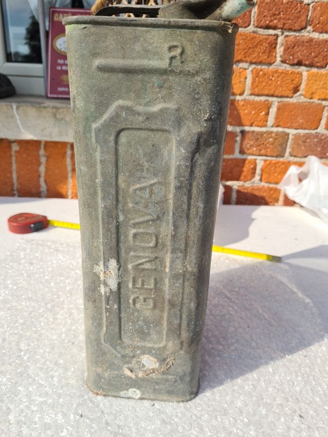 Scatola Latta S.I.A.P. Genova - 1931