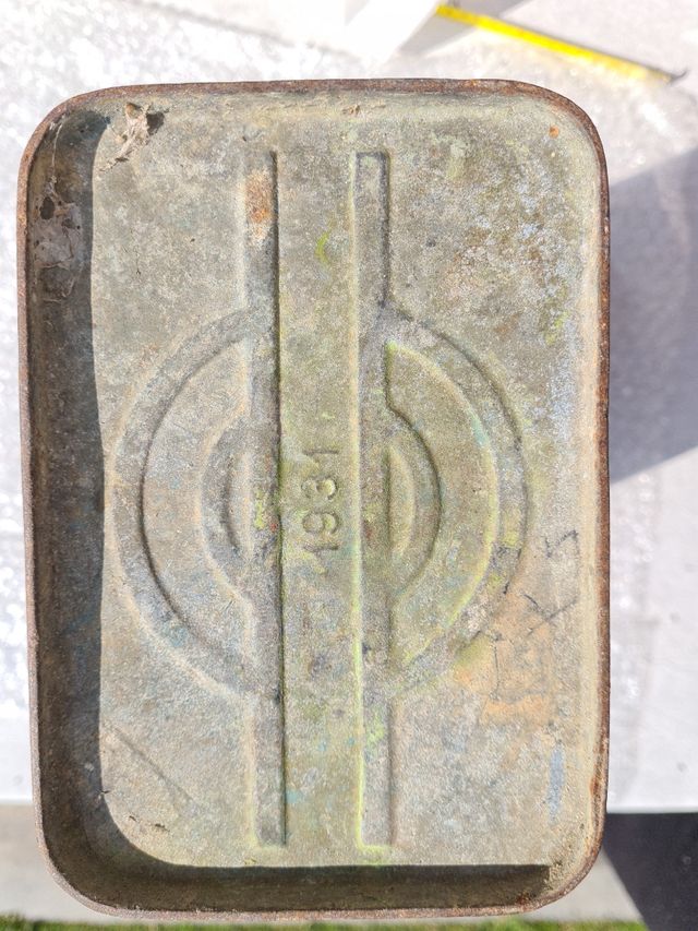 Scatola Latta S.I.A.P. Genova - 1931