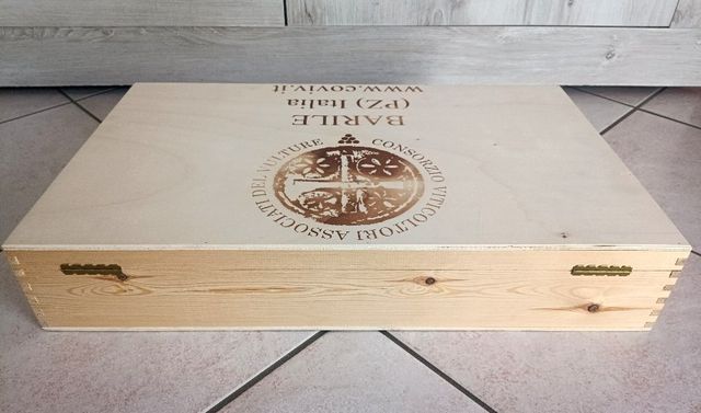 Cassetta in legno vino