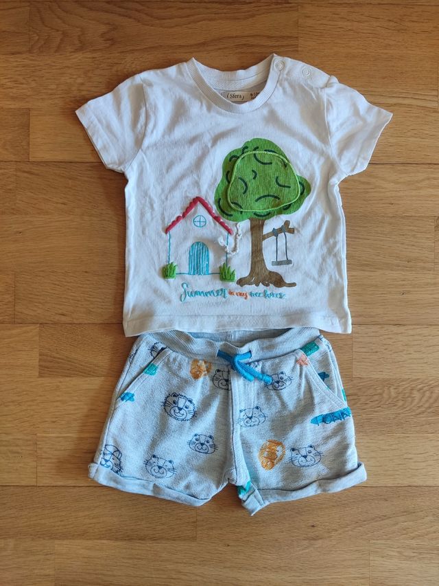 Conjunto bebe talla 6-12 meses.