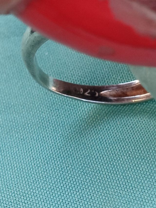 Anello in argento con onice