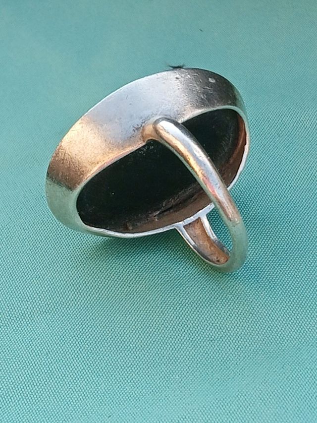 Anello in argento con onice