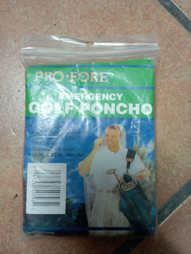 Ponchos de emergencia