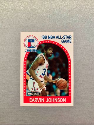Carta NBA Magic Johnson N.166 Hoops 89-90 AllStar