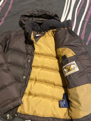 Chaqueta tommy hilfiger marron niño