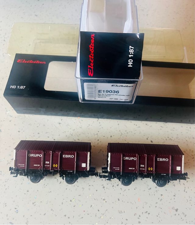 Electrotren E19036 Conjunto de 2 Vagões “Grupo Ebro”