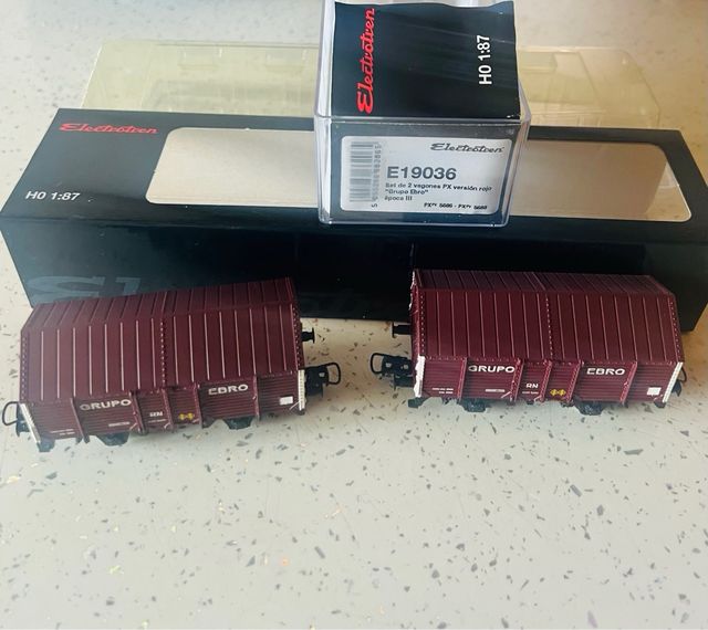 Electrotren E19036 Conjunto de 2 Vagões “Grupo Ebro”