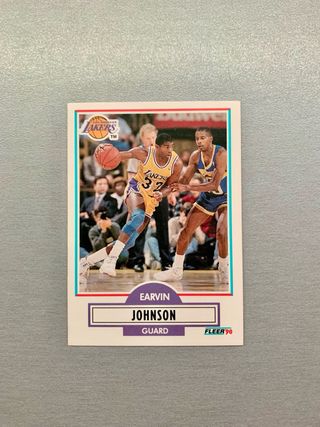 Carta NBA Magic Johnson N.93 Fleer 9091 Basketbal