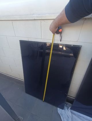 Cristales terraza templados negros