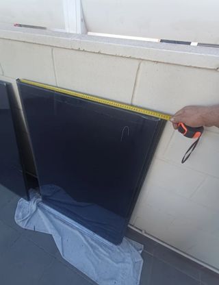 Cristales terraza templados negros