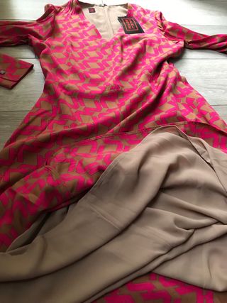 Abito casual lungo fantasia tgIT44/L - Stefanel