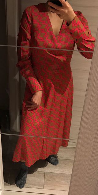 Abito casual lungo fantasia tgIT44/L - Stefanel