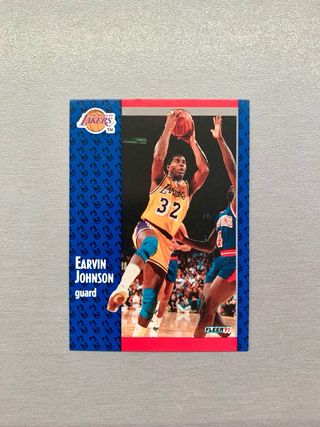 Carta NBA Magic Johnson N.100 Fleer 91/92