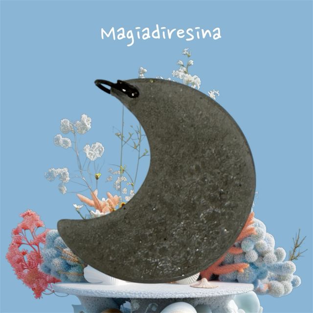 Ciondolo luna handmade