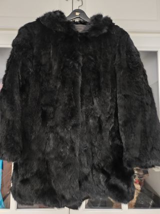 Chaquetón piel conejo,talla 40