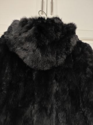 Chaquetón piel conejo,talla 40