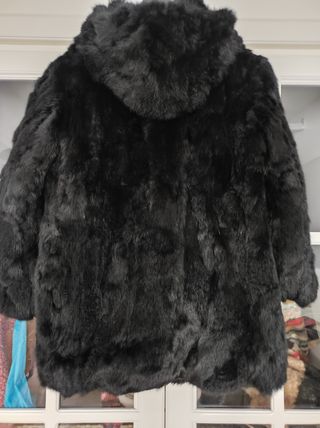 Chaquetón piel conejo,talla 40