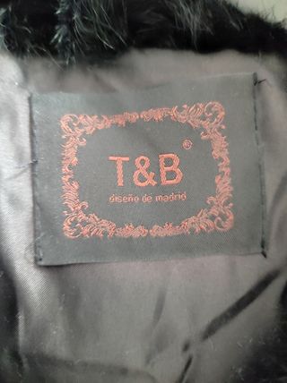Chaquetón piel conejo,talla 40