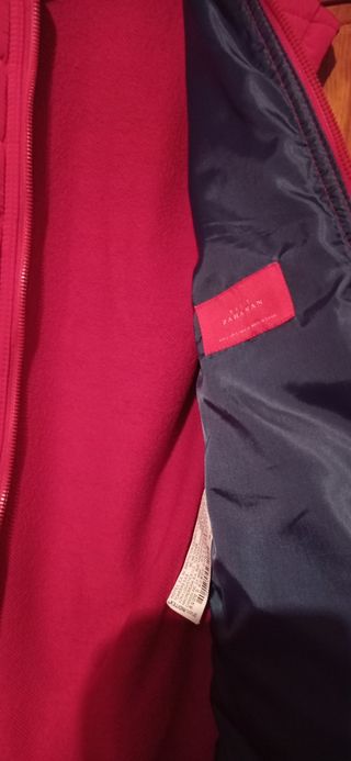 Chaleco rojo oscuro Zara Man