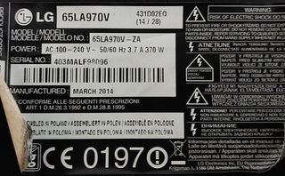 Placa t-con 6870C-0466B TV LG 62LA970V