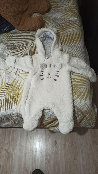 buzo bebé abrigo 1-2 meses nieve