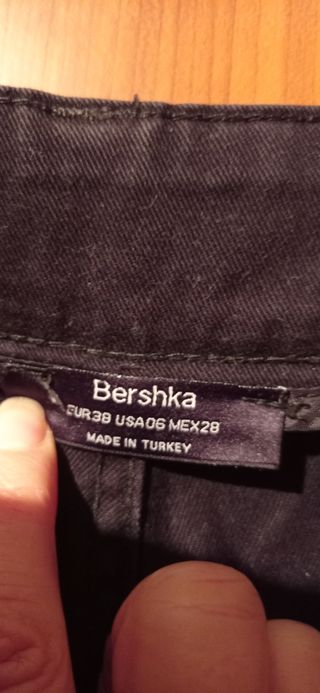 Pantalón cargo mujer negro