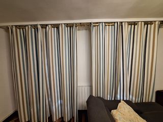 Juego de 2x2 cortinas medidas en las etiqueta