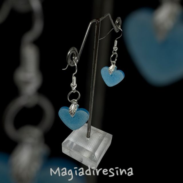 Orecchini cuori handmade