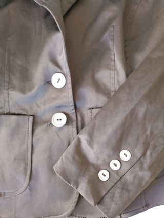 Giacca nera lucida donna tg 42