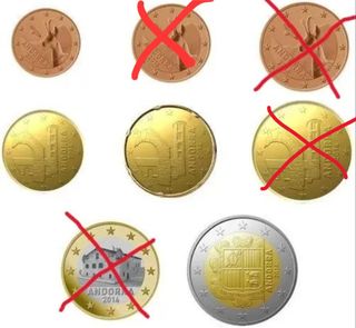 Monedas Raras Andorra Euro